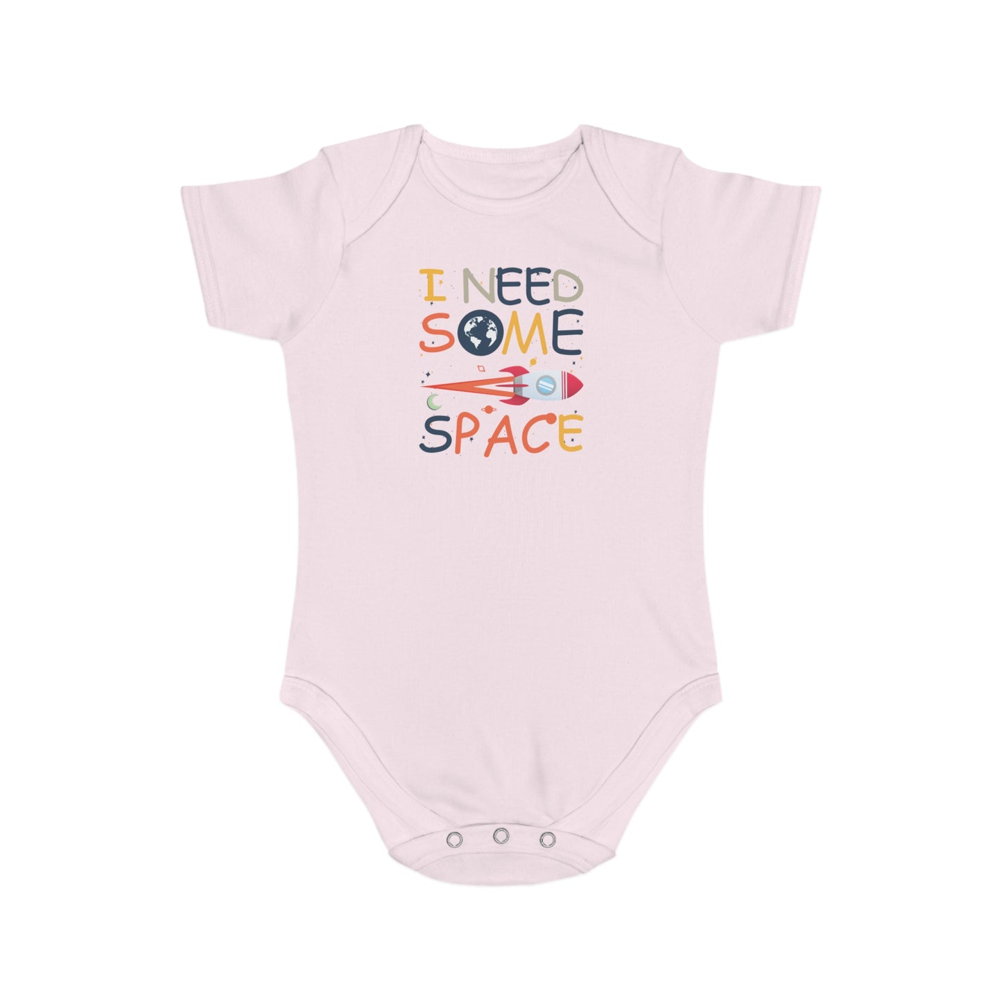 Need Space design baby bodysuit