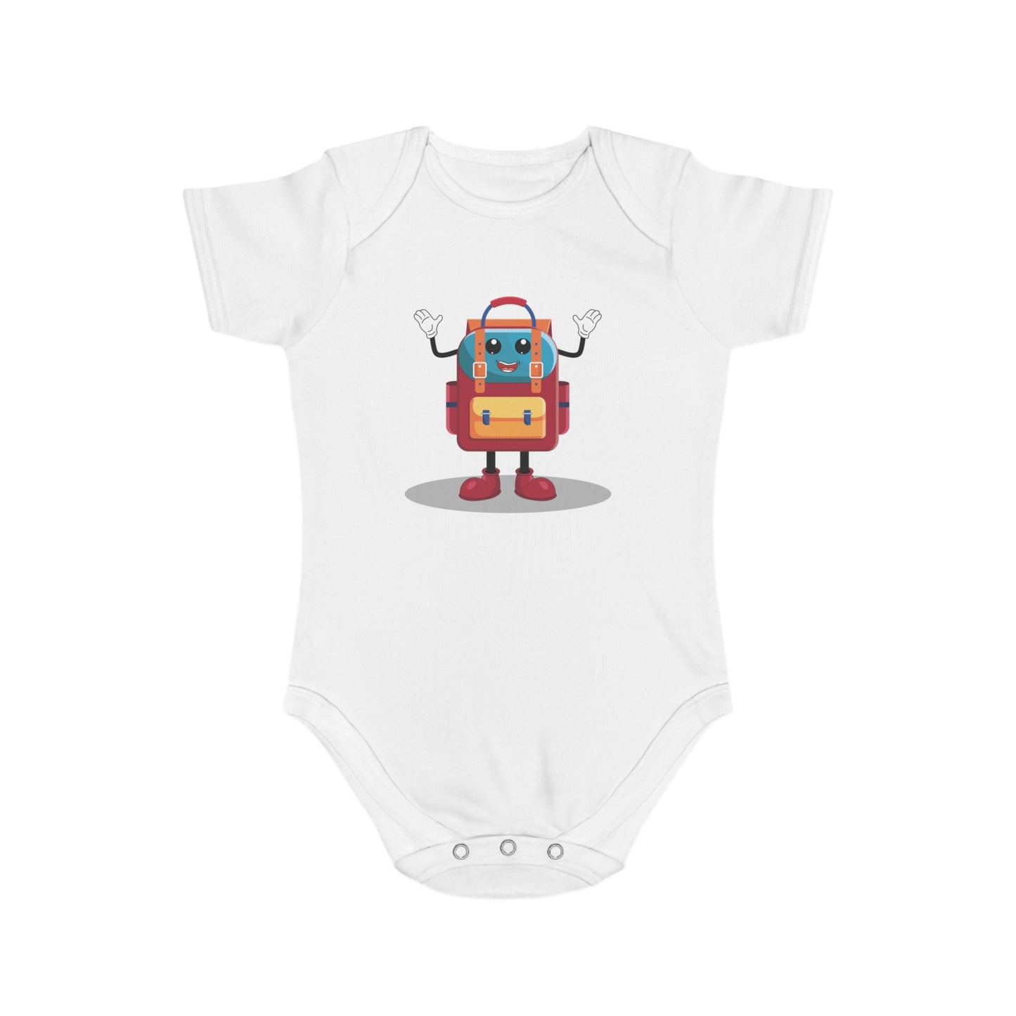 Cute Backpack Buddy Baby Bodysuit