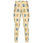 Girls Cute Bear Print Yoga Leggings