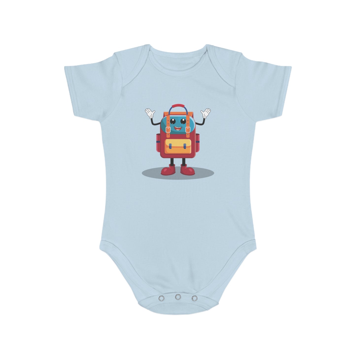 Cute Backpack Buddy Baby Bodysuit