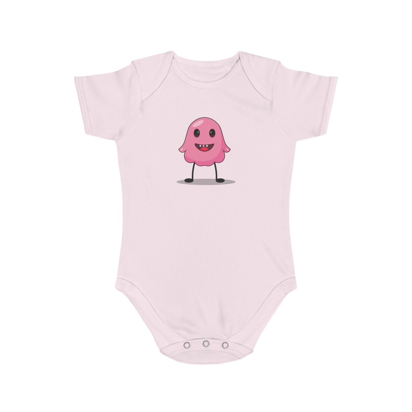 Pink Monster design baby  bodysuit