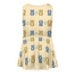 Cute Teddy Bear Girls Tank Dress | Custom All-Over Print