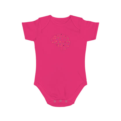 Math Mind design baby bodysuit