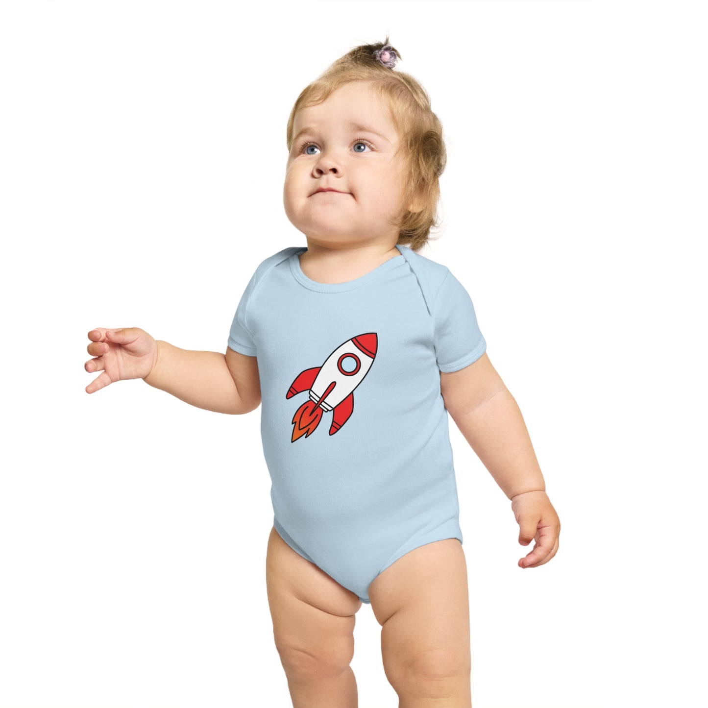 Rocket Rise design baby  bodysuit