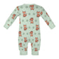Cute Fox Print Long Sleeve Baby Romper | Custom AOP
