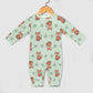 Cute Baby Fox Print Long Sleeve Romper Jumpsuit