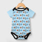 Cotton Short Sleeve Baby Onesie | Custom All-Over Print