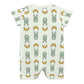 Cute Bunny & Moon Short Sleeve Baby Bodysuit | 180gsm