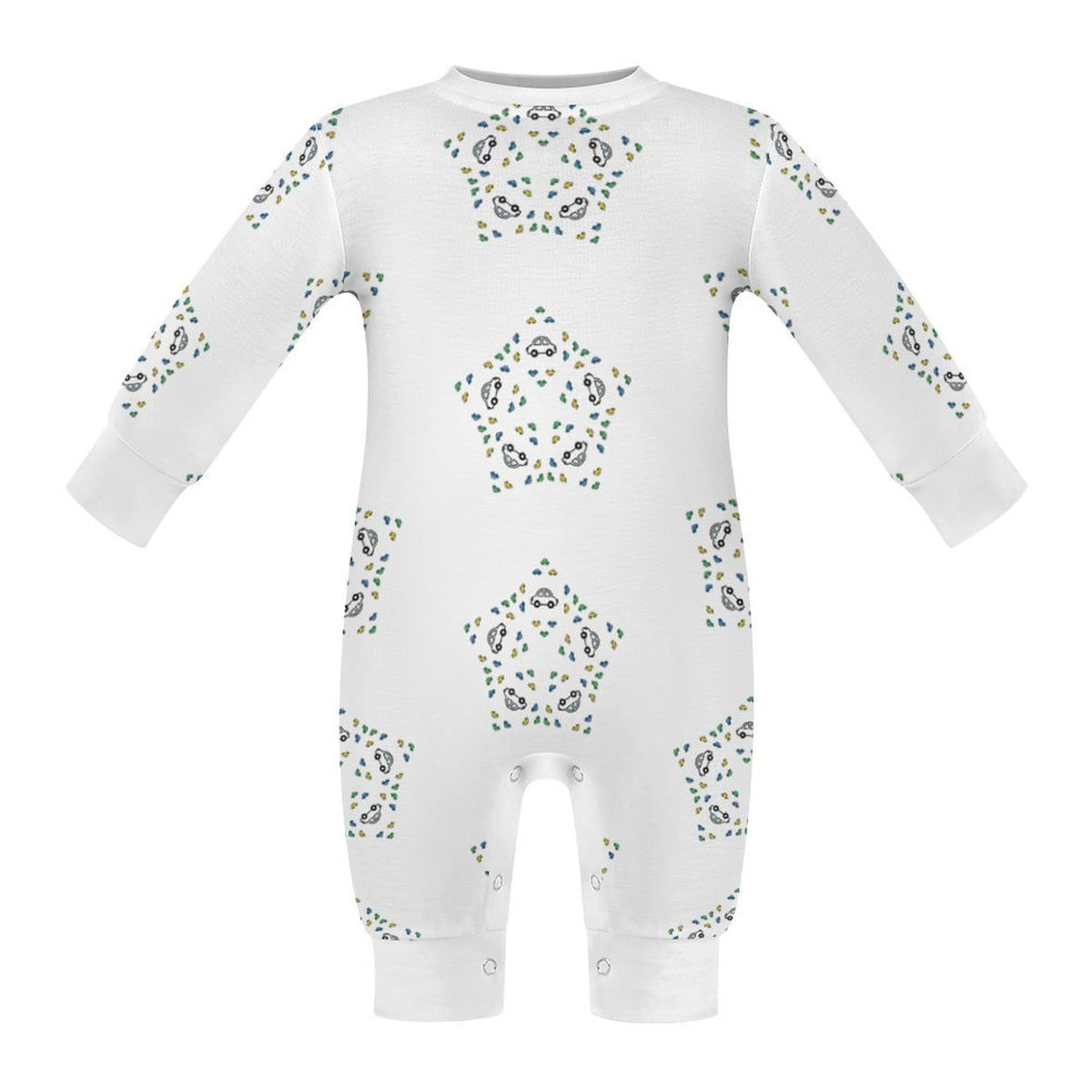 Baby Star Floral Lightweight Long Sleeve Romper