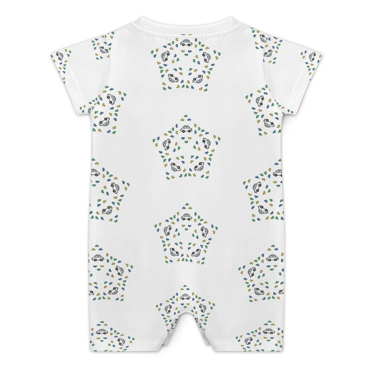 Baby Geometric Star Short Sleeve Romper