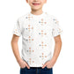 Teens' Geometric Print Short Sleeve T-Shirt