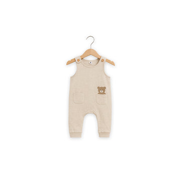 Baby Bear Cotton Dungaree Romper