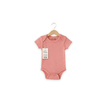 Baby Pink Cotton Bodysuit