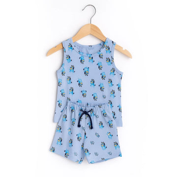 Blue Pup Kids Tank Set