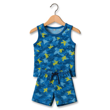 Blue Star Camo Kids Tank Set