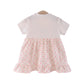 Peach Dot Baby Dress
