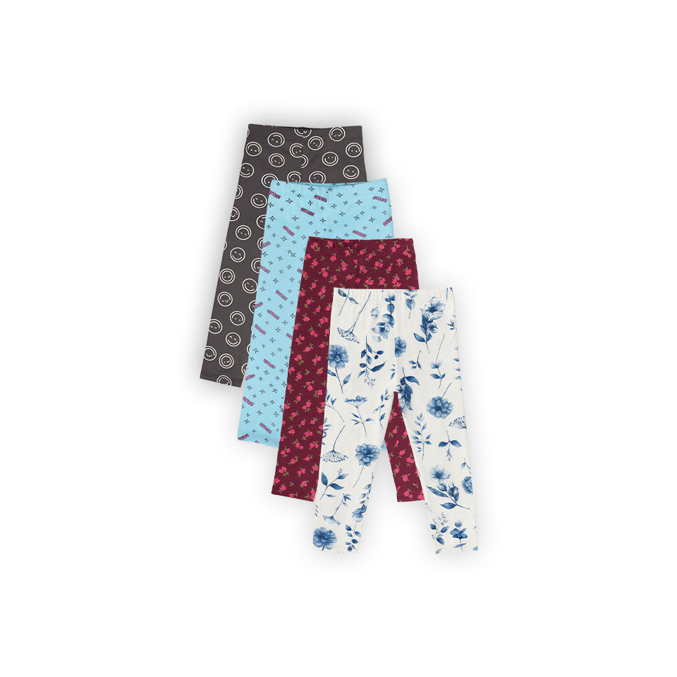 Floral Geo Leggings Pack