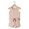 Mini Elephant Print Tank & Shorts Set