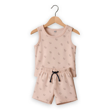 Mini Elephant Print Tank & Shorts Set