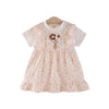 Peach Dot Baby Dress