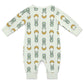 Cute Bunny & Moon Print Long Sleeve Baby Romper | 180gsm