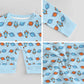 Outer Space Rocket Long Sleeve Baby Romper | 180gsm