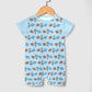 DTG Cotton Short Sleeve Baby Romper | All-Over Print