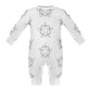Baby Star Floral Print Full-Length Cotton Romper