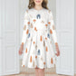 Girls' Woodland Print Peter Pan Collar Dress
