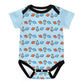 Cotton Short Sleeve Baby Onesie | Custom All-Over Print