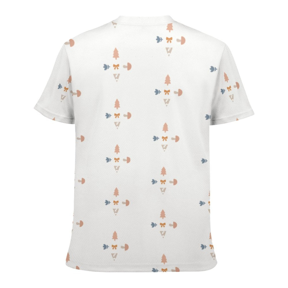 Teens' Geometric Print Short Sleeve T-Shirt