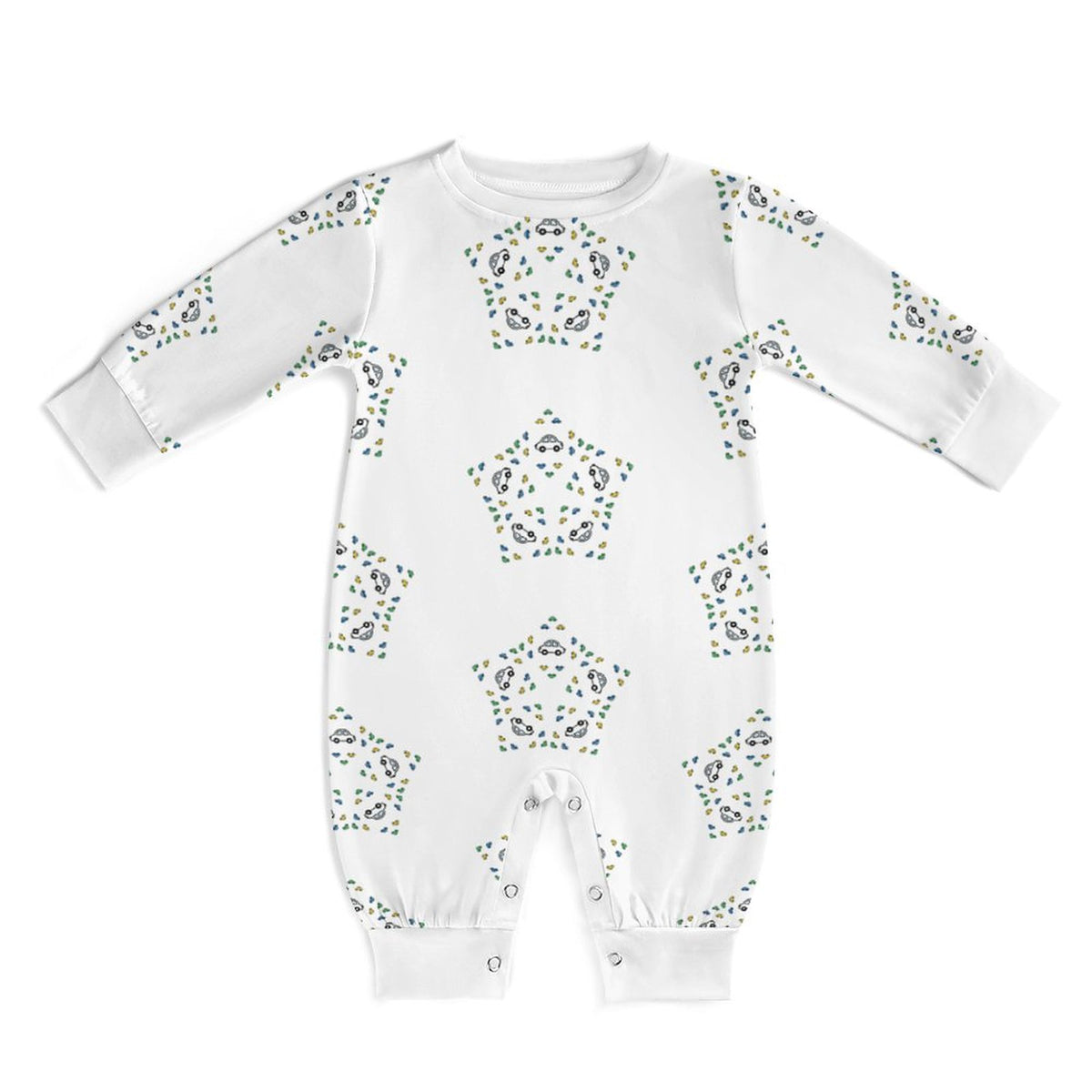 Baby Star Floral Lightweight Long Sleeve Romper