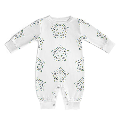 Baby Star Floral Lightweight Long Sleeve Romper
