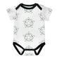 Baby Star Floral Short Sleeve Romper