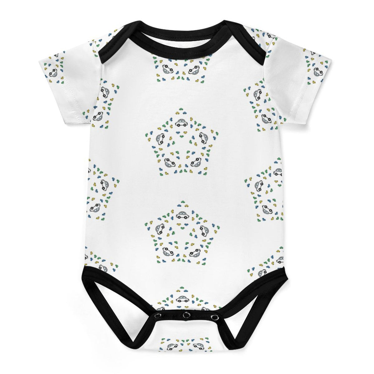 Baby Star Floral Short Sleeve Romper