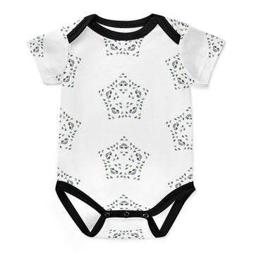 Baby Star Floral Short Sleeve Romper