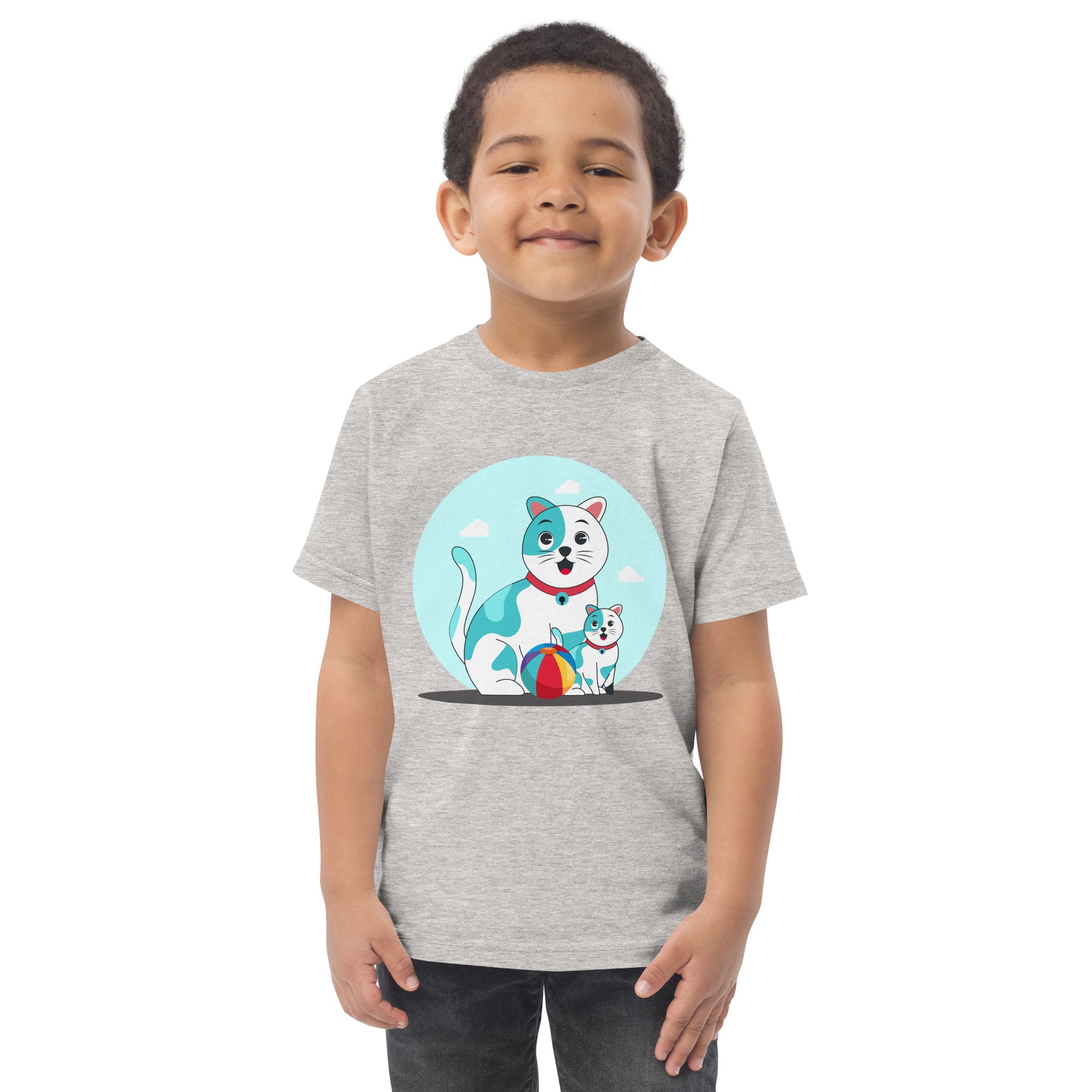 aapon clothing Cute Cat Kids T-Shirt