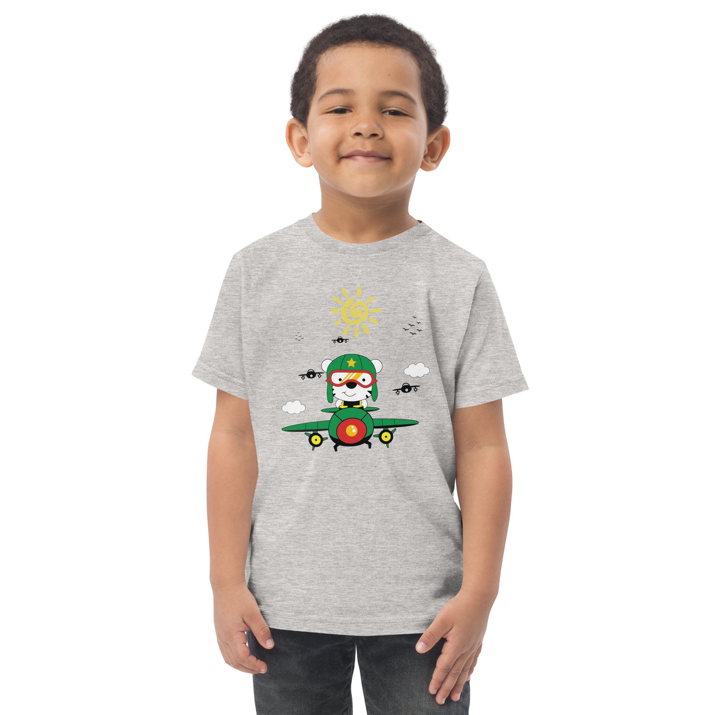 aapon clothing Pilot Panda Kids T-Shirt