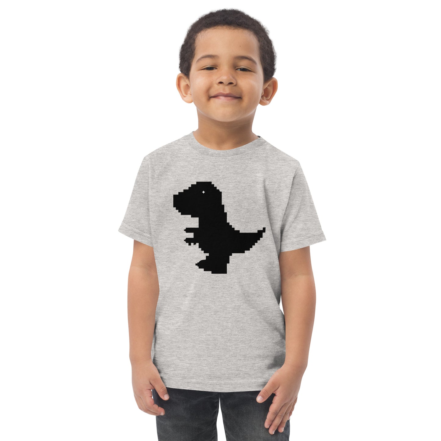 aapon clothing Pixel Dinosaur Kids T-Shirt 