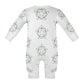 Baby Star Floral Print Full-Length Cotton Romper