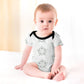 Baby Star Floral Short Sleeve Romper
