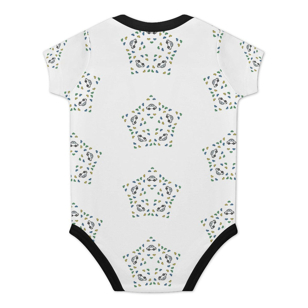 Baby Star Floral Short Sleeve Romper