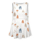 Cute Woodland Cabin Tank Dress for Girls