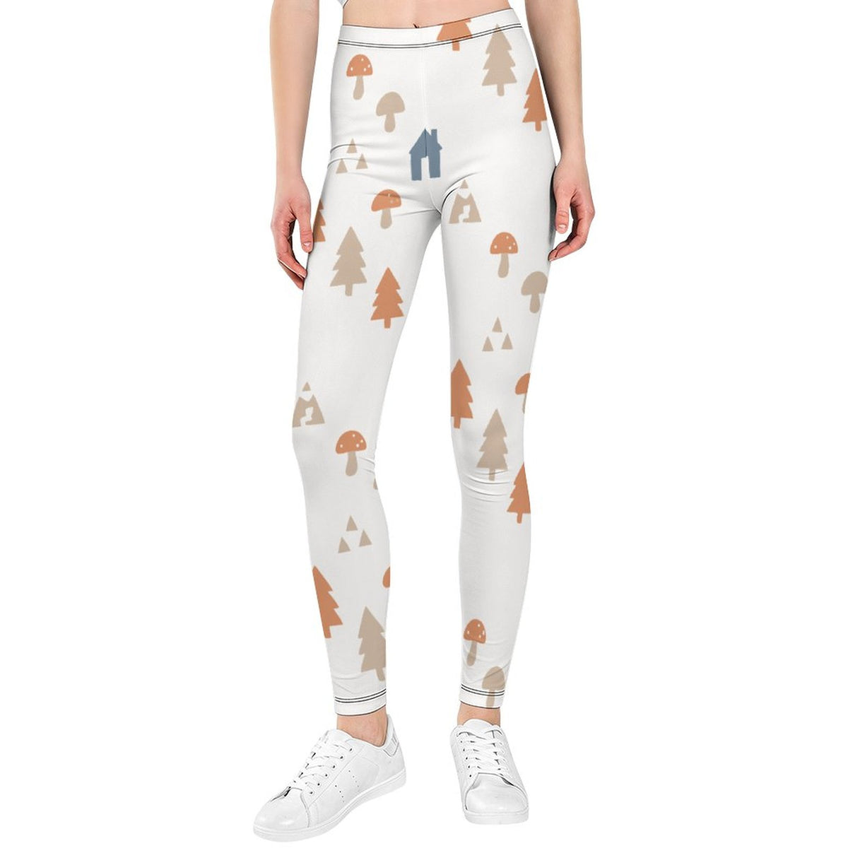 Girls' Woodland Print Yoga Leggings