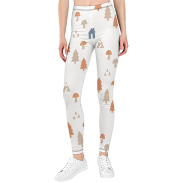 Girls' Woodland Print Yoga Leggings