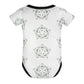 Geometric Star Cotton Short Sleeve Baby Onesie