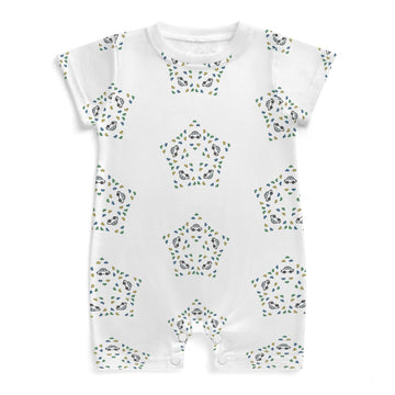 Baby Geometric Star Short Sleeve Romper