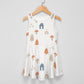 Cute Woodland Cabin Tank Dress for Girls
