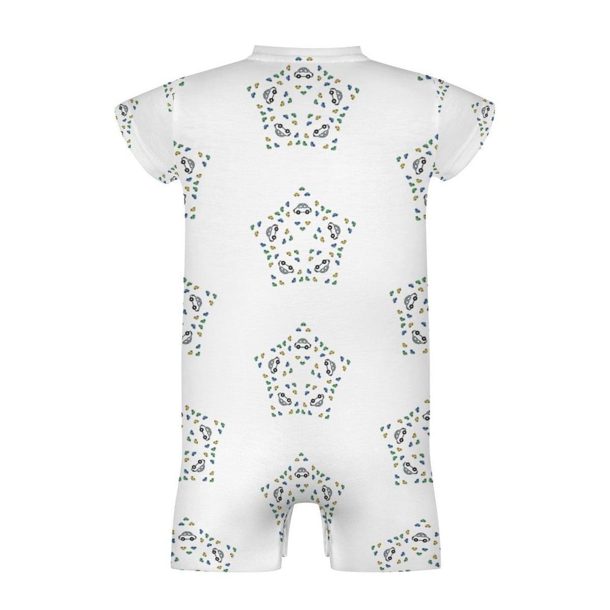 Baby Geometric Star Short Sleeve Romper