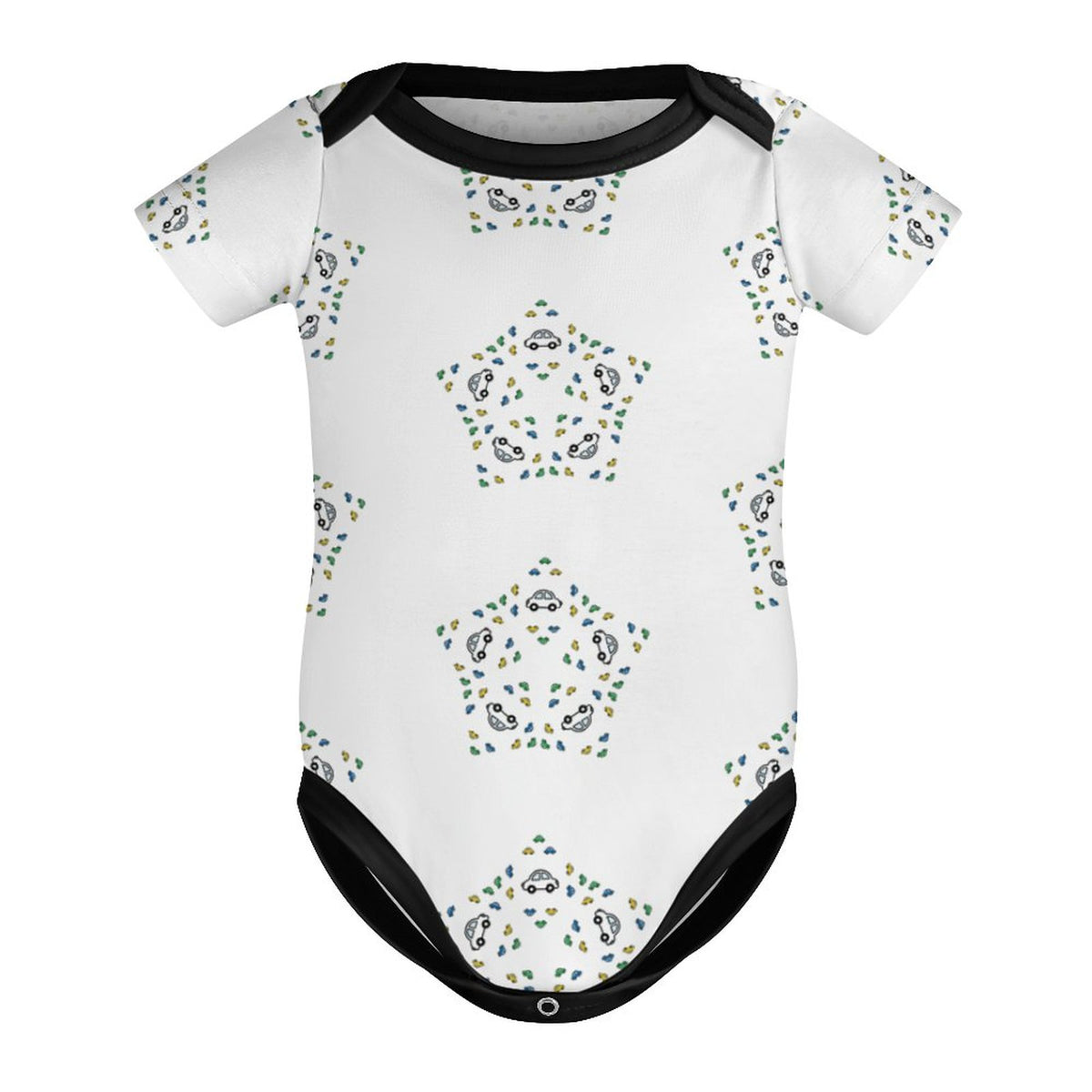 Baby Star Floral Short Sleeve Romper
